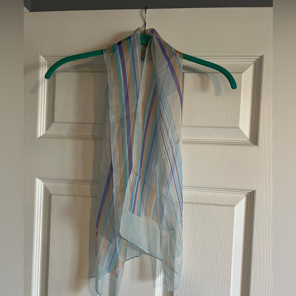 Vintage striped scarf.